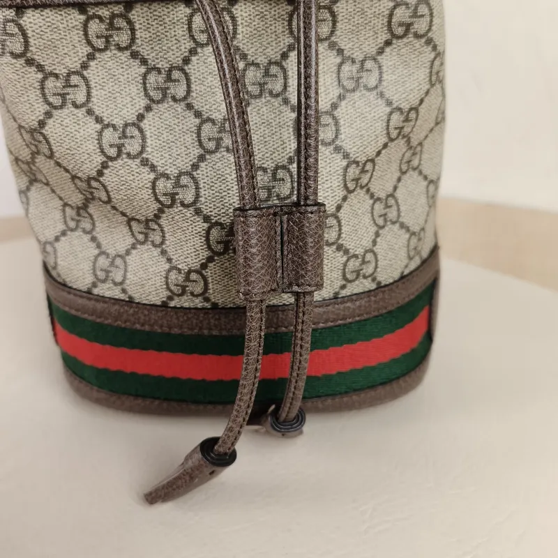 GUCCI Shoulder Bag Ophidia Bucket Bag Monogram PV Cmini15.5 × 9 × 19 cm — detail view 3 of 10