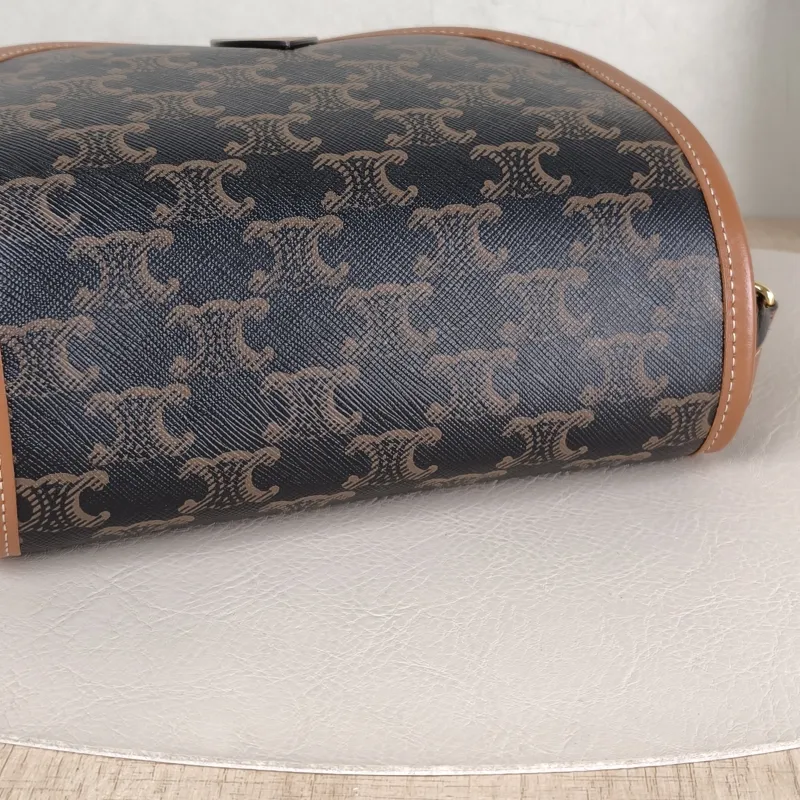 CELINE Crossbody Bag FOLCO Monogram PVC Medium 18.5 × 8 × 17 cm — detail view 13 of 13