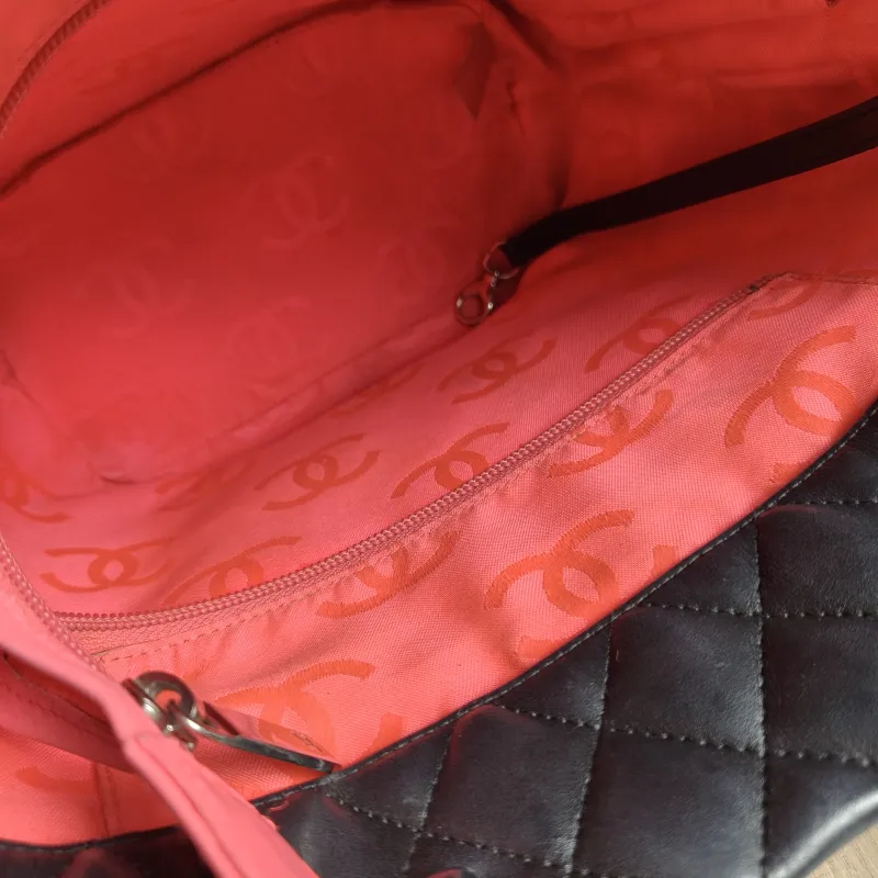 Chanel Shoulder Bag Cambon Basket Black Calfskin Small 20 × 12 × 24 cm 10 — detail view 1 of 11