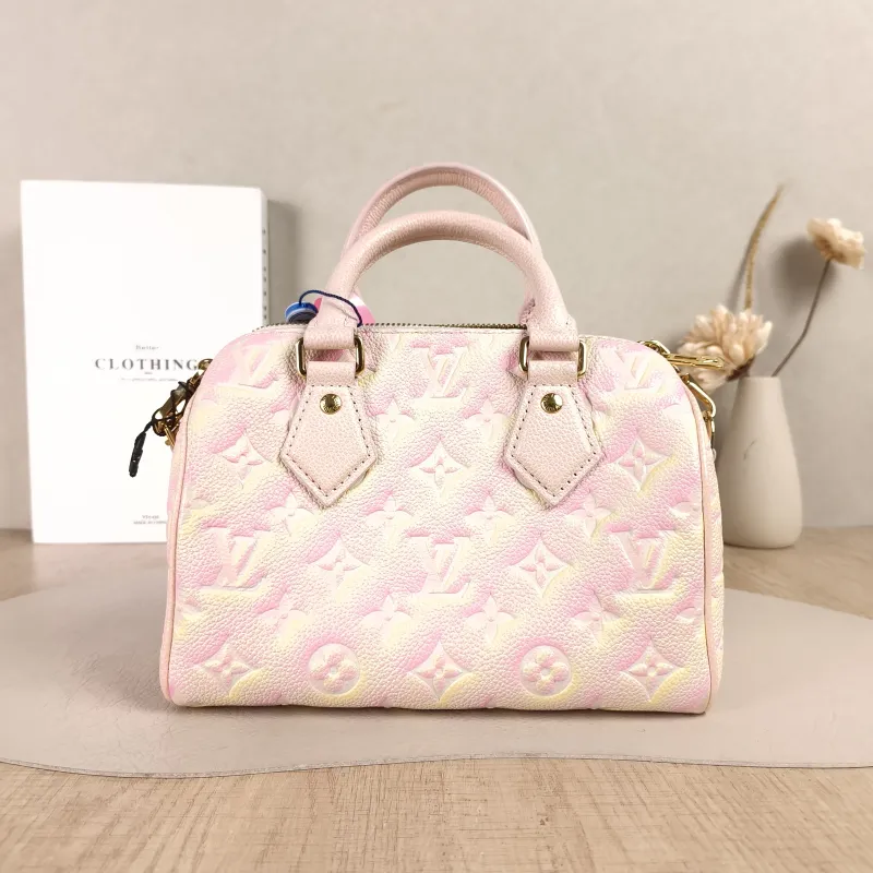Louis Vuitton Crossbody Bag Speedy20 Pink Calfskin20.5 × 12 × 13.5 cm — cover view 2 of 5