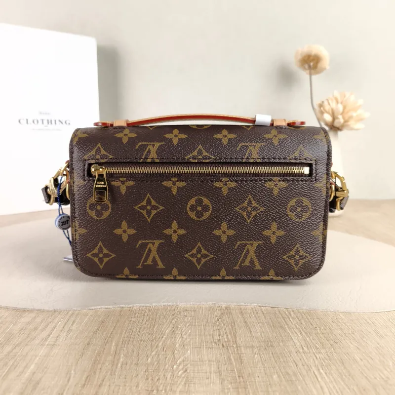 Louis Vuitton Crossbody Bag Pochette Métis East West Monogram PVC Small 21.5 × 6 × 13.5 cm — cover view 5 of 5