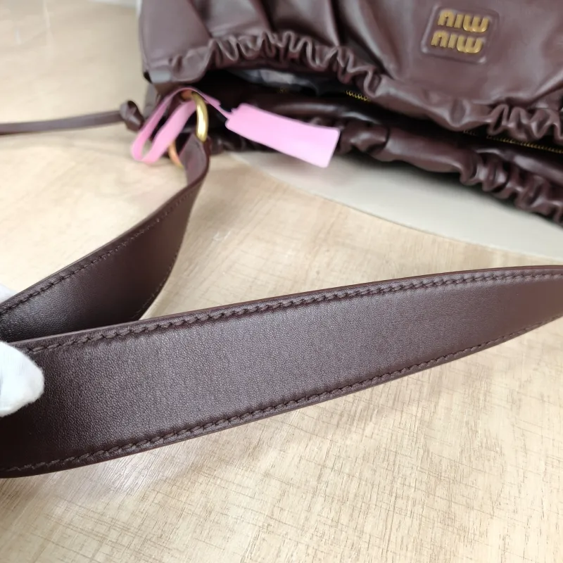 Miumiu Shoulder Bag Joie Shoulder Bag Lambskin 52 × 9 × 23 cm — detail view 9 of 10