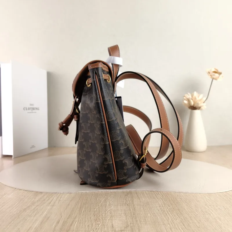 CELINE Backpack FOLCO Backpack Monogram PVC Mini 17 × 10 × 20 cm — detail view 7 of 10