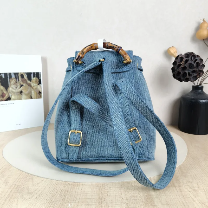 GUCCI Backpack Backpack Blue One Size22 × 8 × 25 cm — cover view 2 of 6