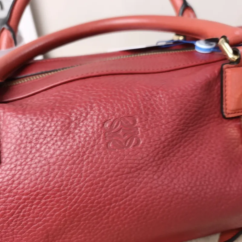 LOEWE Top Handle Bag Top Handle Bag Red Calfskin One Size34 × 16 × 18 cm — detail view 12 of 15