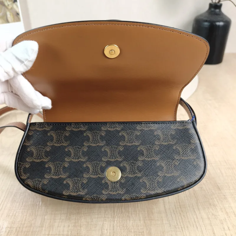CELINE Crossbody Bag TABOU Monogram PV Cmini18 × 5 × 8 cm — detail view 6 of 14