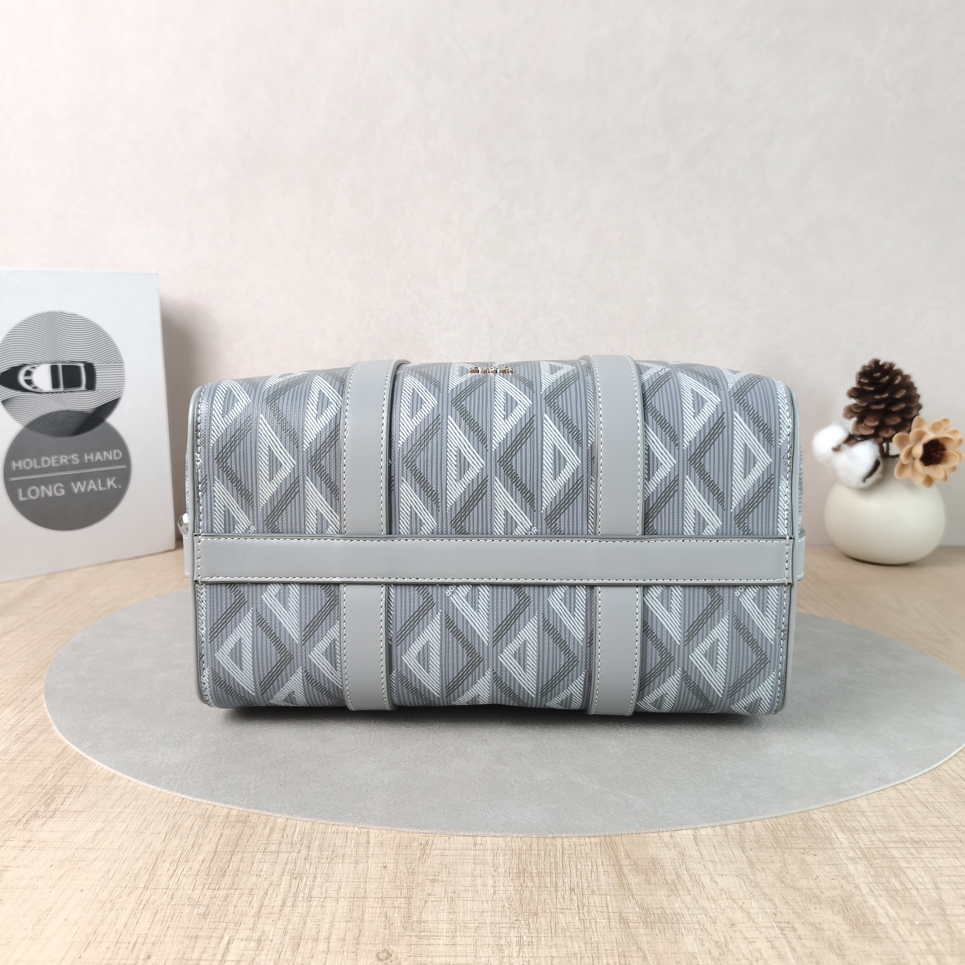 DIOR Top Handle Bag Lingot 26 Shoulder Bag Grey PVC One Size26 × 14.5 × 16 cm — cover view 5 of 5