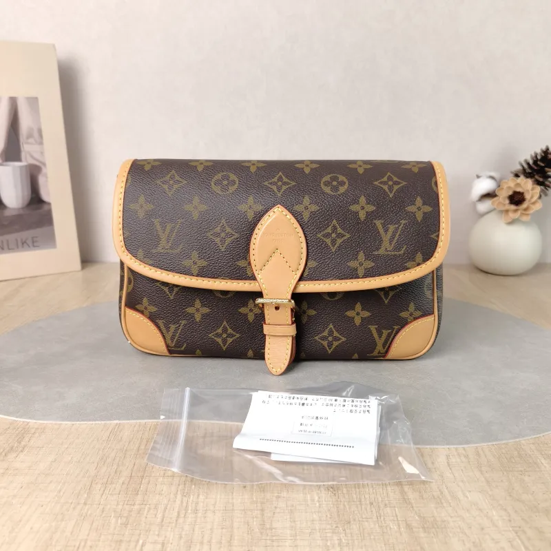 Louis Vuitton Crossbody Bag Diane Baguette Bag Shoulder Strap PVC Small 24 × 9 × 15 cm — cover view 6 of 6