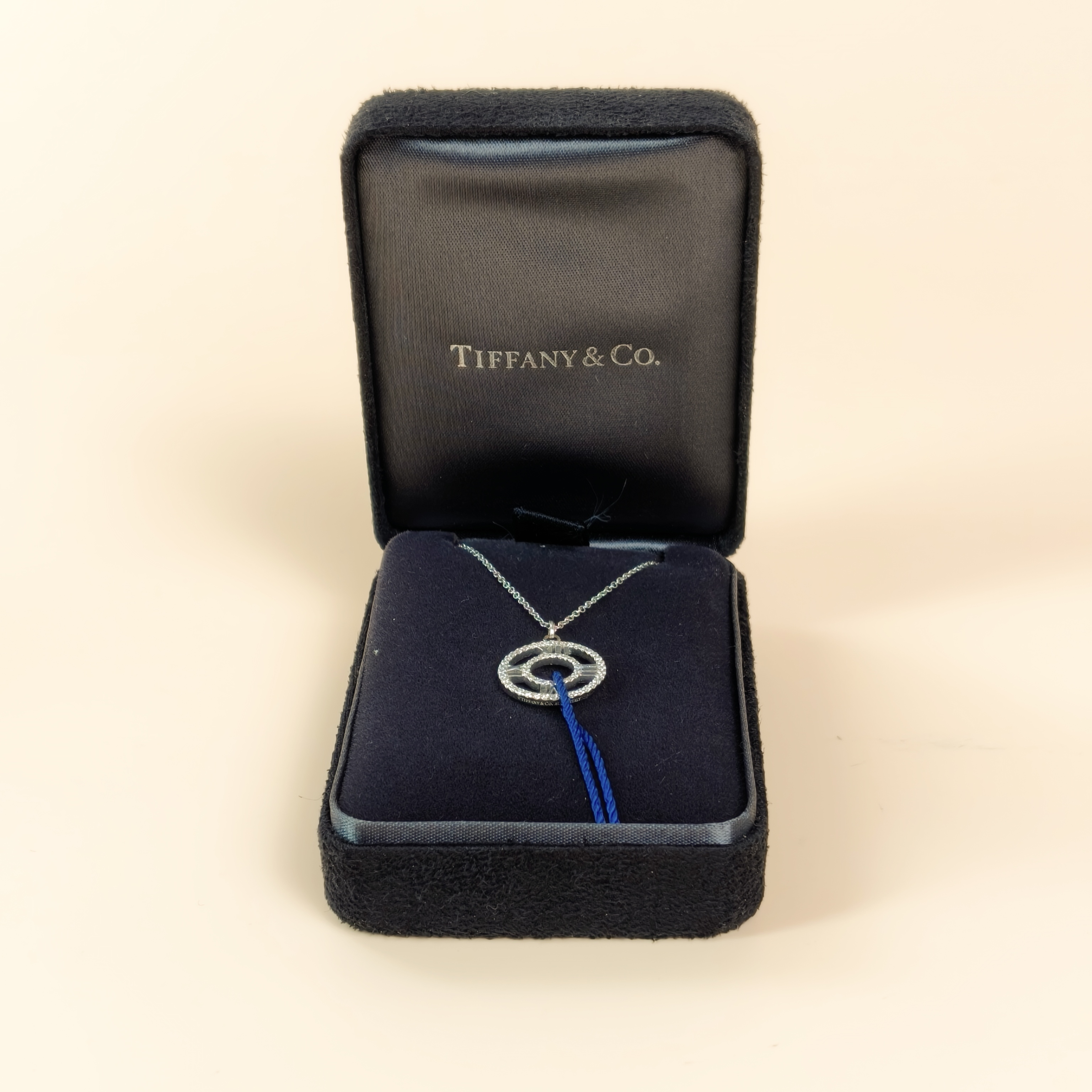 Tiffany&Co. Necklace Atlas White Gold 18KW hite Gold Diamond One Size41.5cm โ cover view 2 of 9