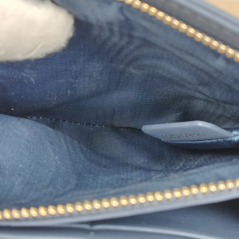 DIOR Shoulder Bag Shoulder Bag Blue Lambskin One Size18 × 3 × 13 cm — detail view 1 of 10
