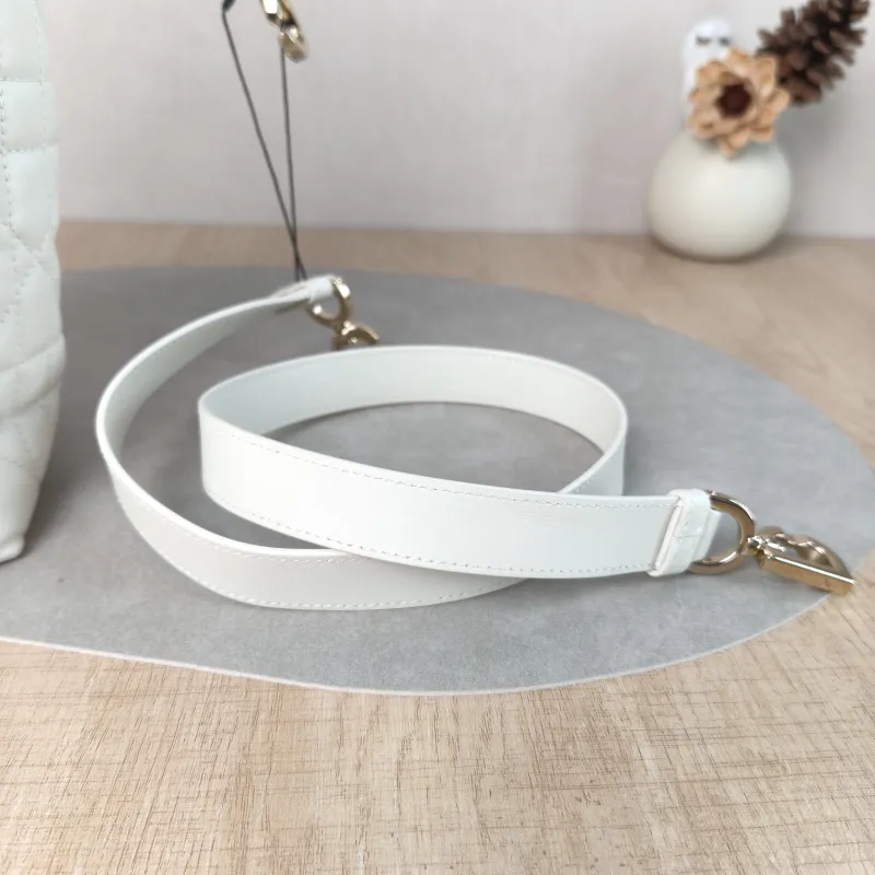 DIOR Top Handle Bag TOUJOURS Edition White Calfskin Small 18.5 × 12 × 18.5 cm — detail view 11 of 14