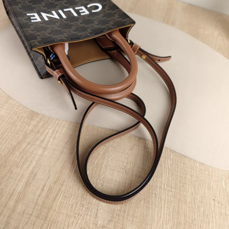 CELINE Crossbody Bag CABAS Mini Monogram PVC Mini 17 × 4 × 20.5 cm — detail view 8 of 9