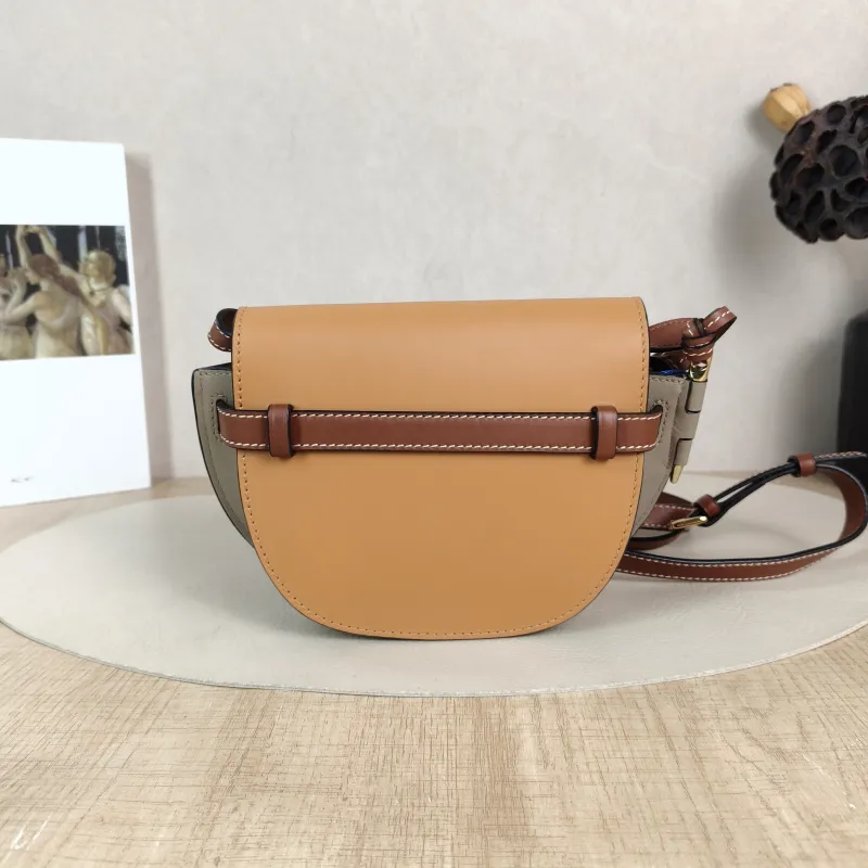 LOEWE Crossbody Bag Gate Colorblock Calfskin Mini 15 × 8 × 12.5 cm — cover view 2 of 5