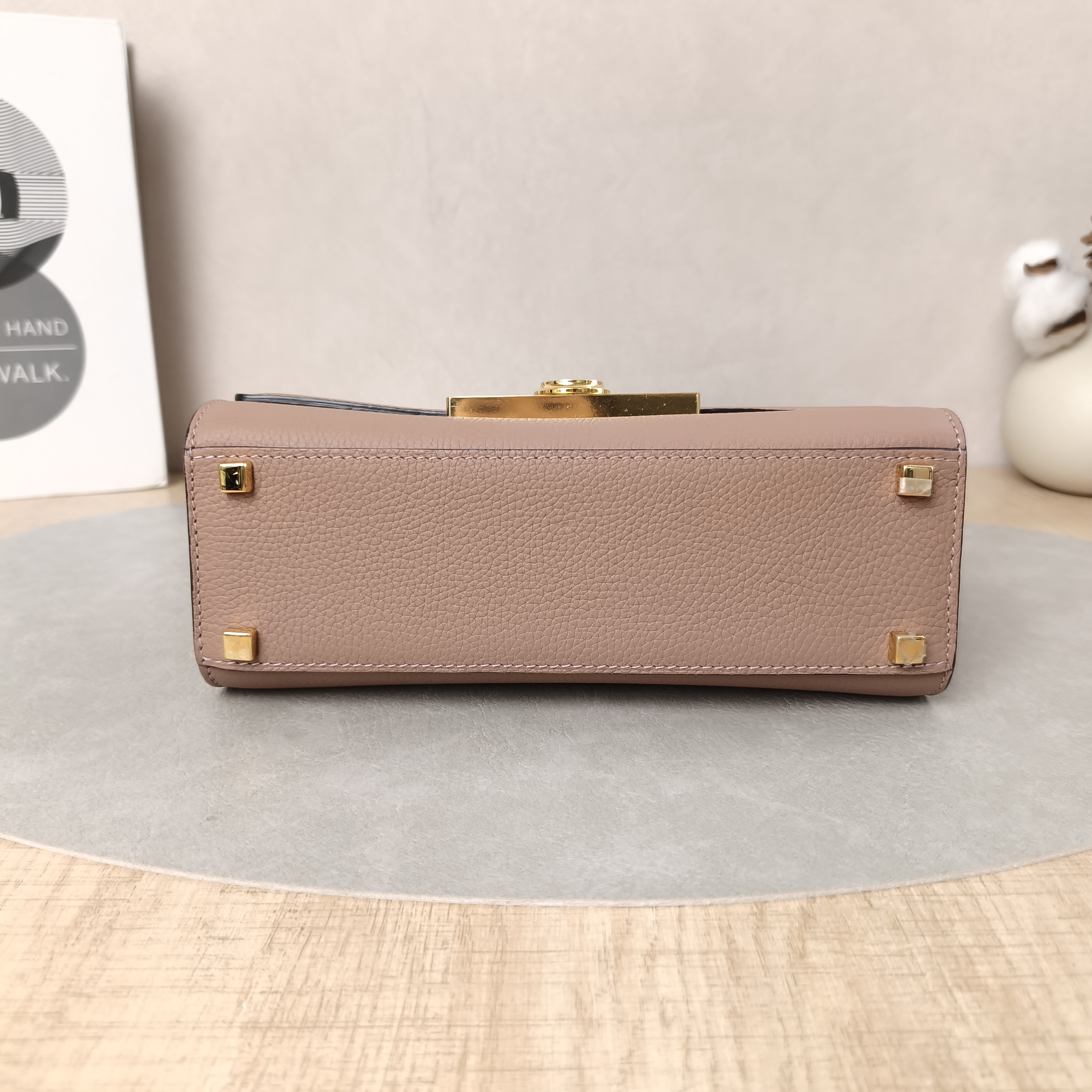 Moynat Crossbody Bagrejane Top Handle Crossbody Bag Calfskin BB20 × 8 × 22 cm — cover view 4 of 5