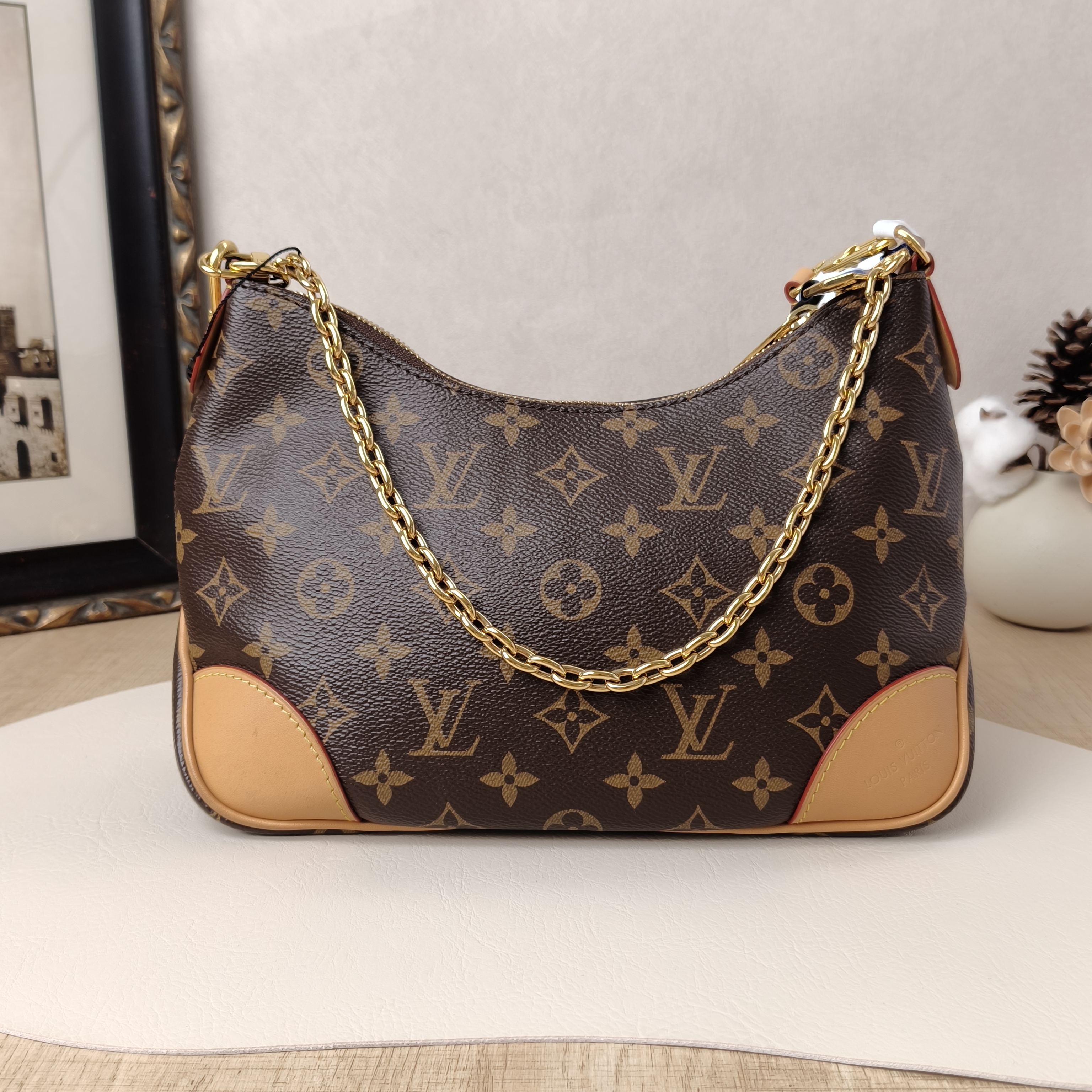 Louis Vuitton Crossbody Bag Boulogne PVC Small26 × 9.5 × 16 cm