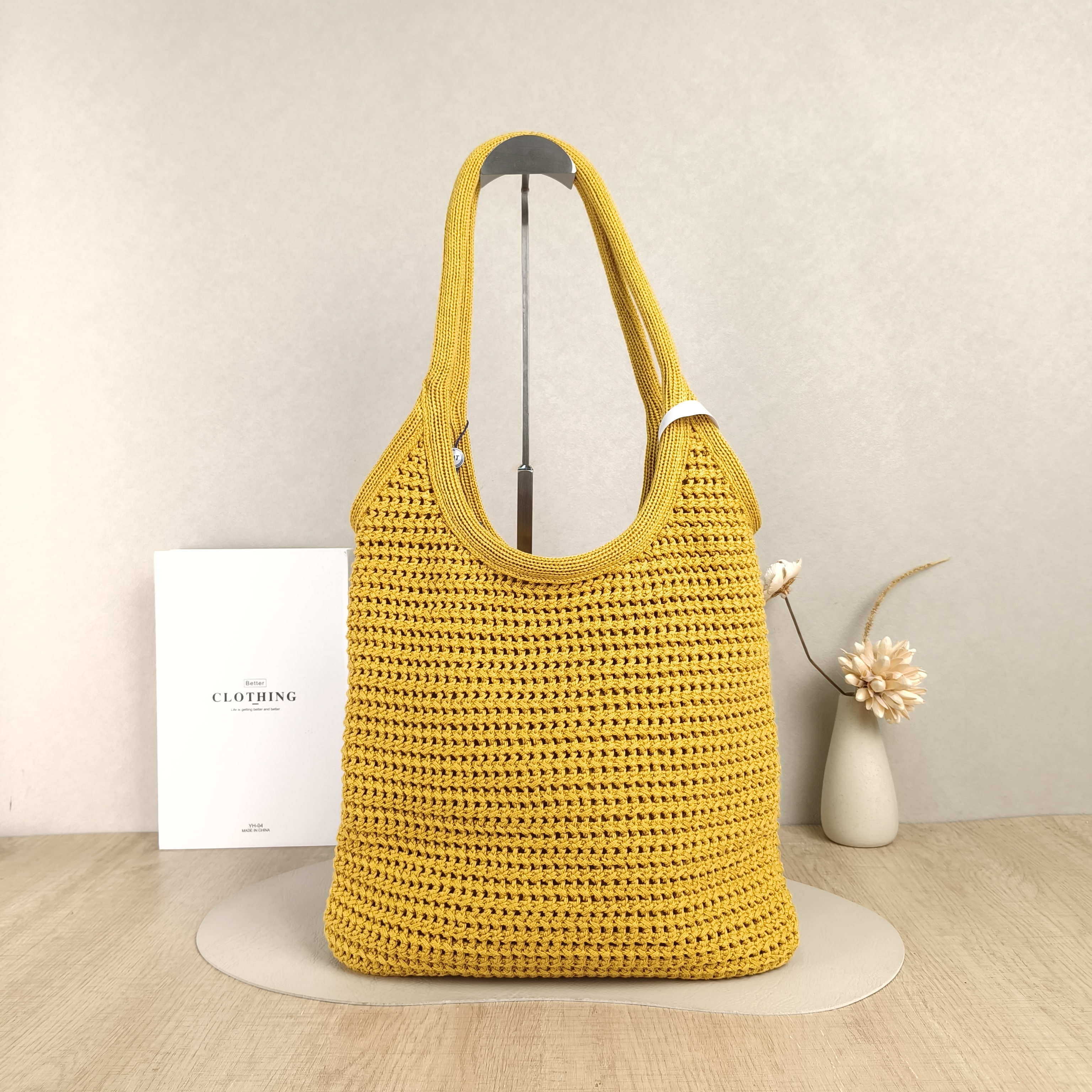Miumiu Shoulder Bag IVY Tote Shopping Tote Yellow Medium35*40 — cover view 4 of 4