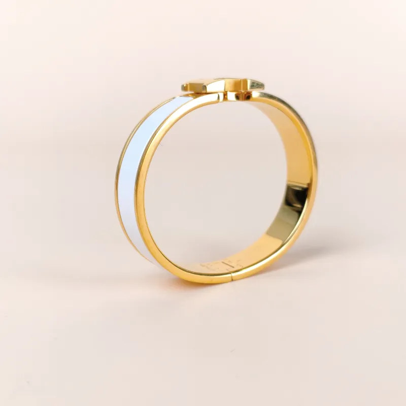Hermès Bangle Clic HB angle White One Size 15.9cm — cover view 8 of 9
