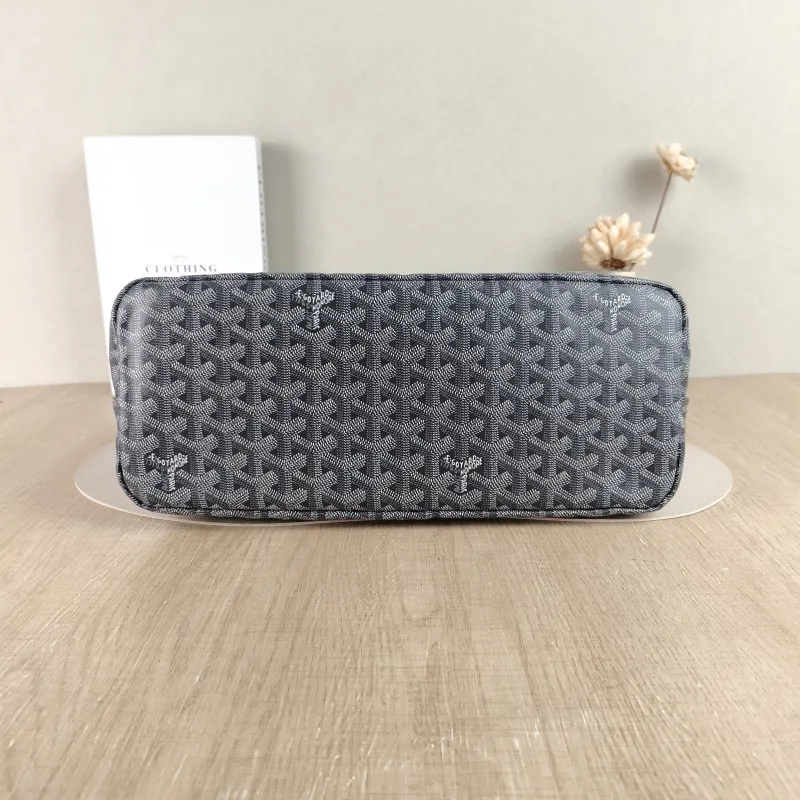 GOYARD Shoulder Bag Boheme Hobo​ Grey ine Canvas Small 43 × 14 × 27 cm — cover view 4 of 4