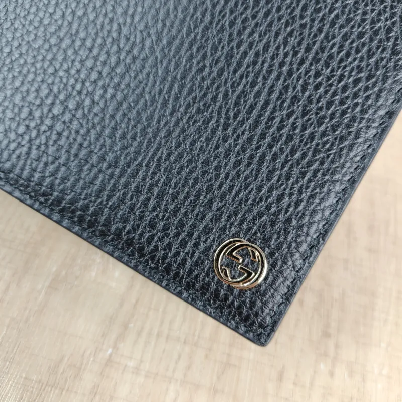 GUCCI Crossbody Bag G woc Black Calfskin One Size 19 × 2 × 11.5 cm — detail view 5 of 13