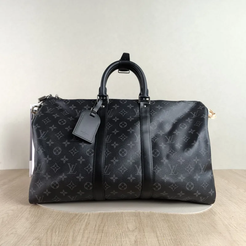 Louis Vuitton Crossbody Bag Keepall 45 Shoulder Strap Edition Monogram PVC One Size 45 × 20 × 27 cm