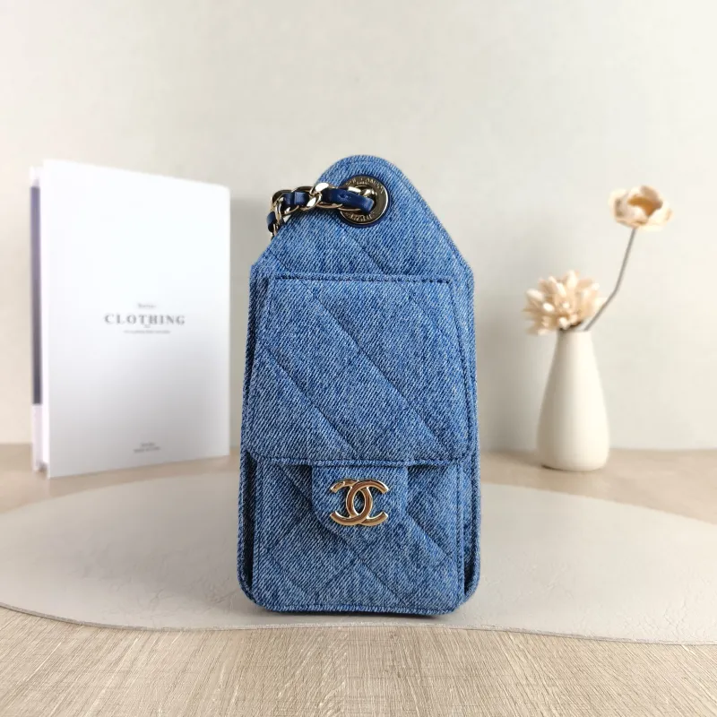 Chanel Crossbody Bag 25Bag Blue Mini 20 × 12.5 × 22 cm — detail view 4 of 12