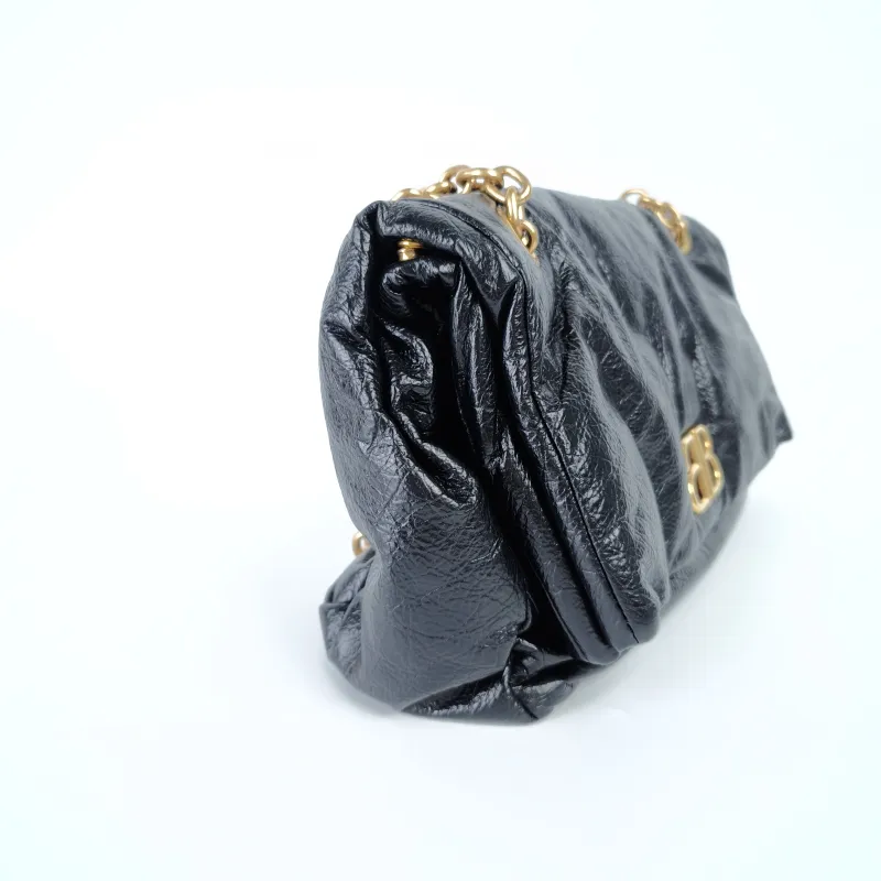 BALENCIAGA Shoulder Bag MONACO Chain Bag Black Calfskin28 × 10 × 18 cm — detail view 22 of 31