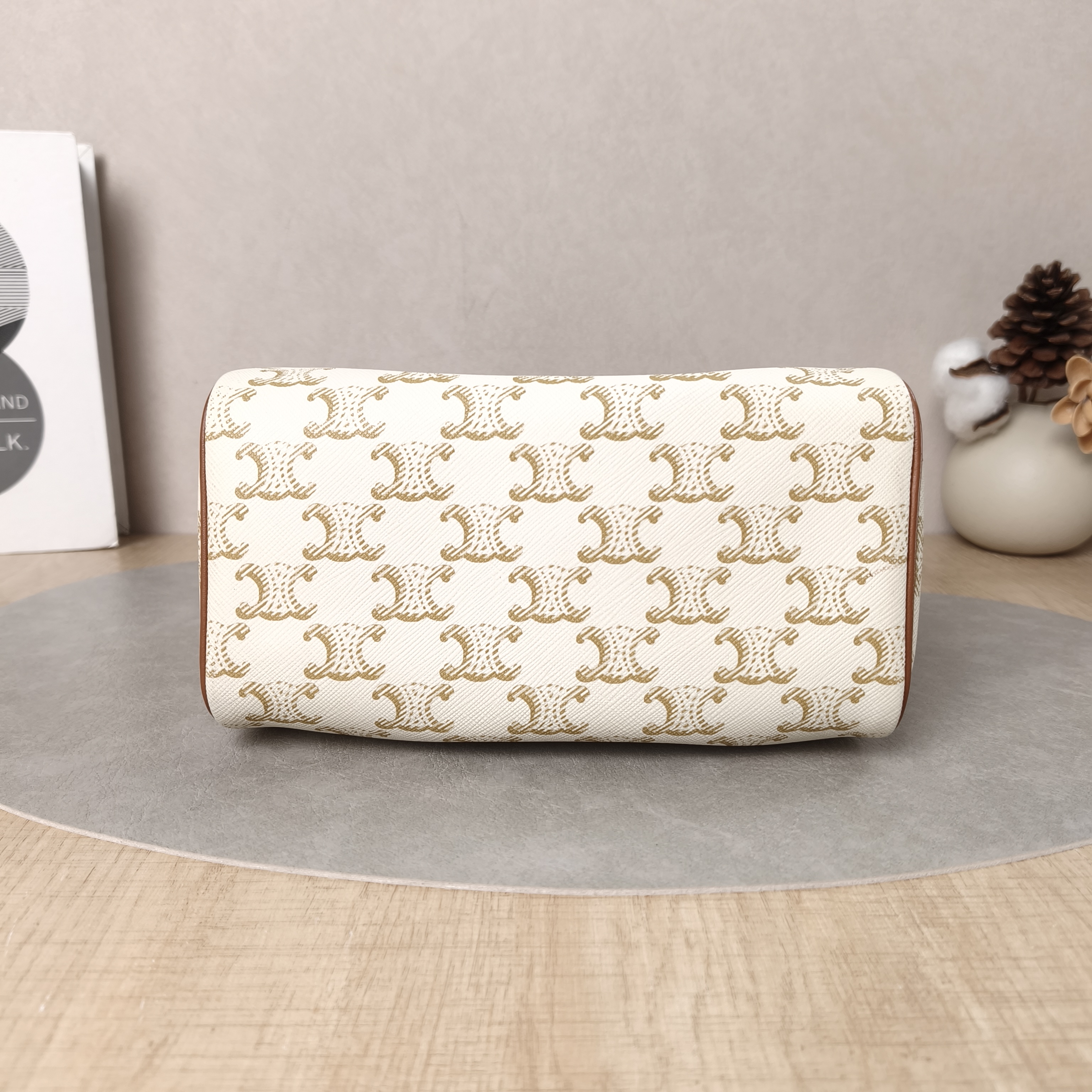 CELINE Crossbody Bag White Monogram PVC Small20 × 10.5 × 15.5 cm — cover view 4 of 6