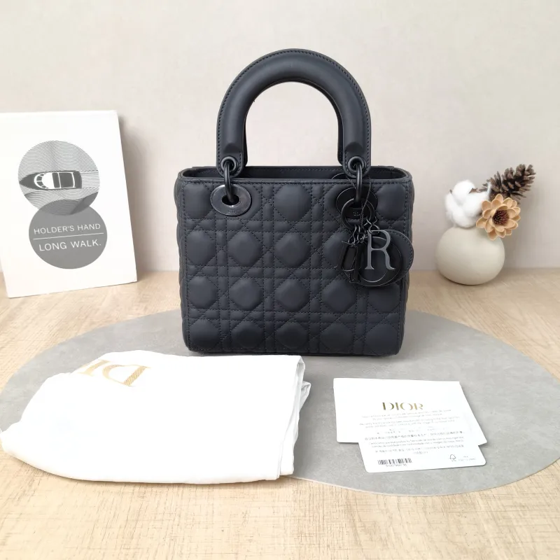 DIOR Top Handle Bag Lady Lady Dior Bag SL ambskin Small 20 × 8 × 18 cm — cover view 5 of 6