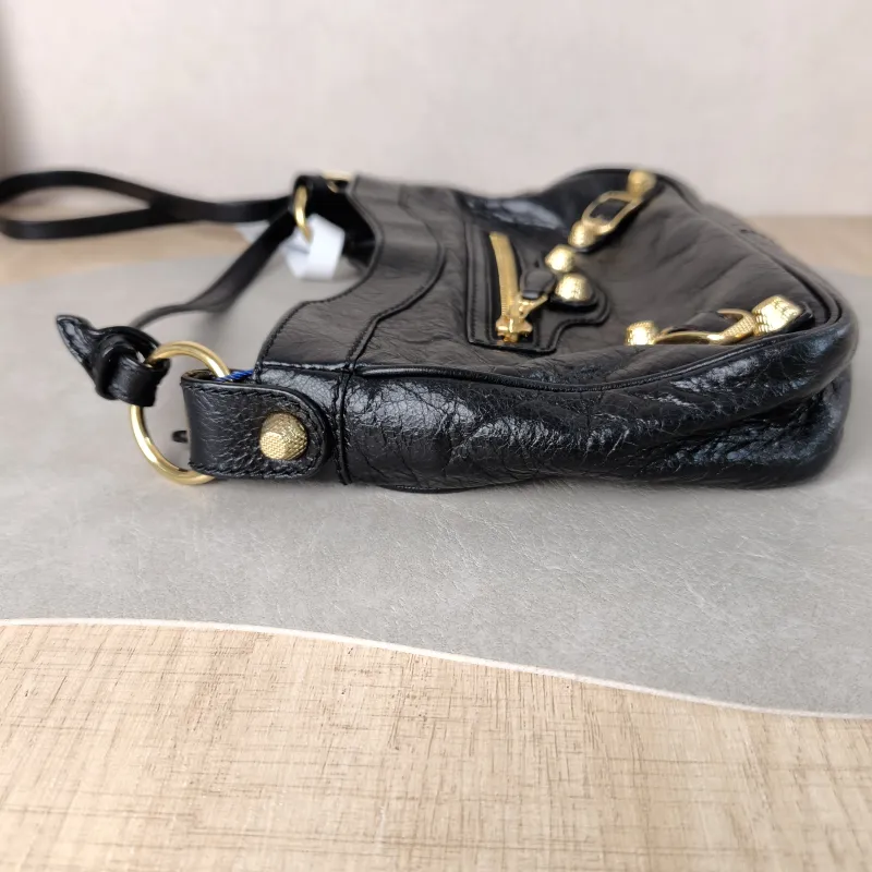 BALENCIAGA Shoulder Bag Black Lambskin 23 × 5 × 14.5 cm — detail view 3 of 11