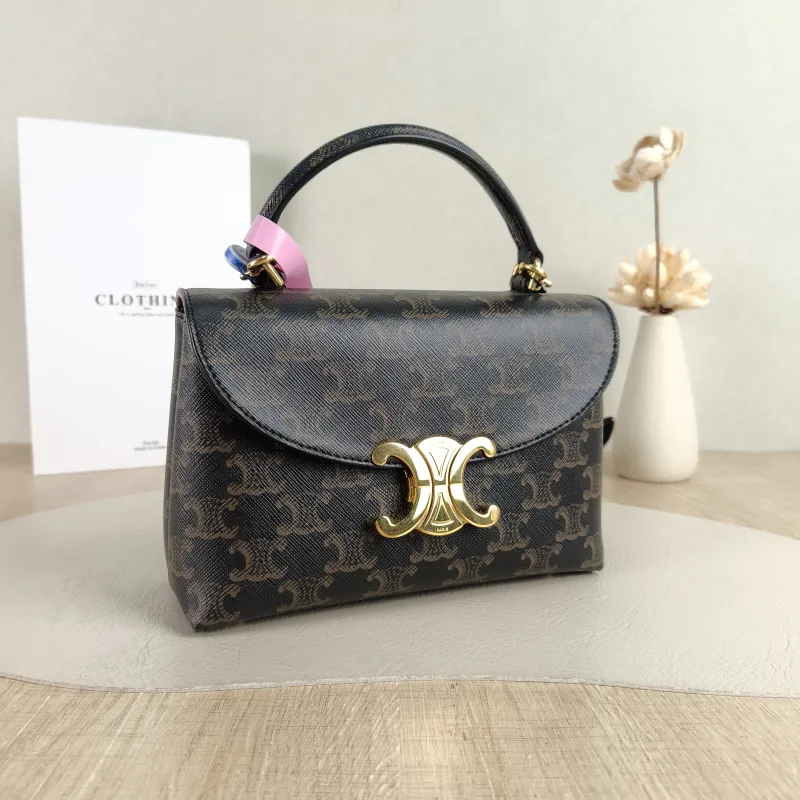 CELINE Top Handle Bag TEEN NINO Top Handle Bag Monogram PVC Small 20 × 8 × 13 cm — cover view 2 of 5