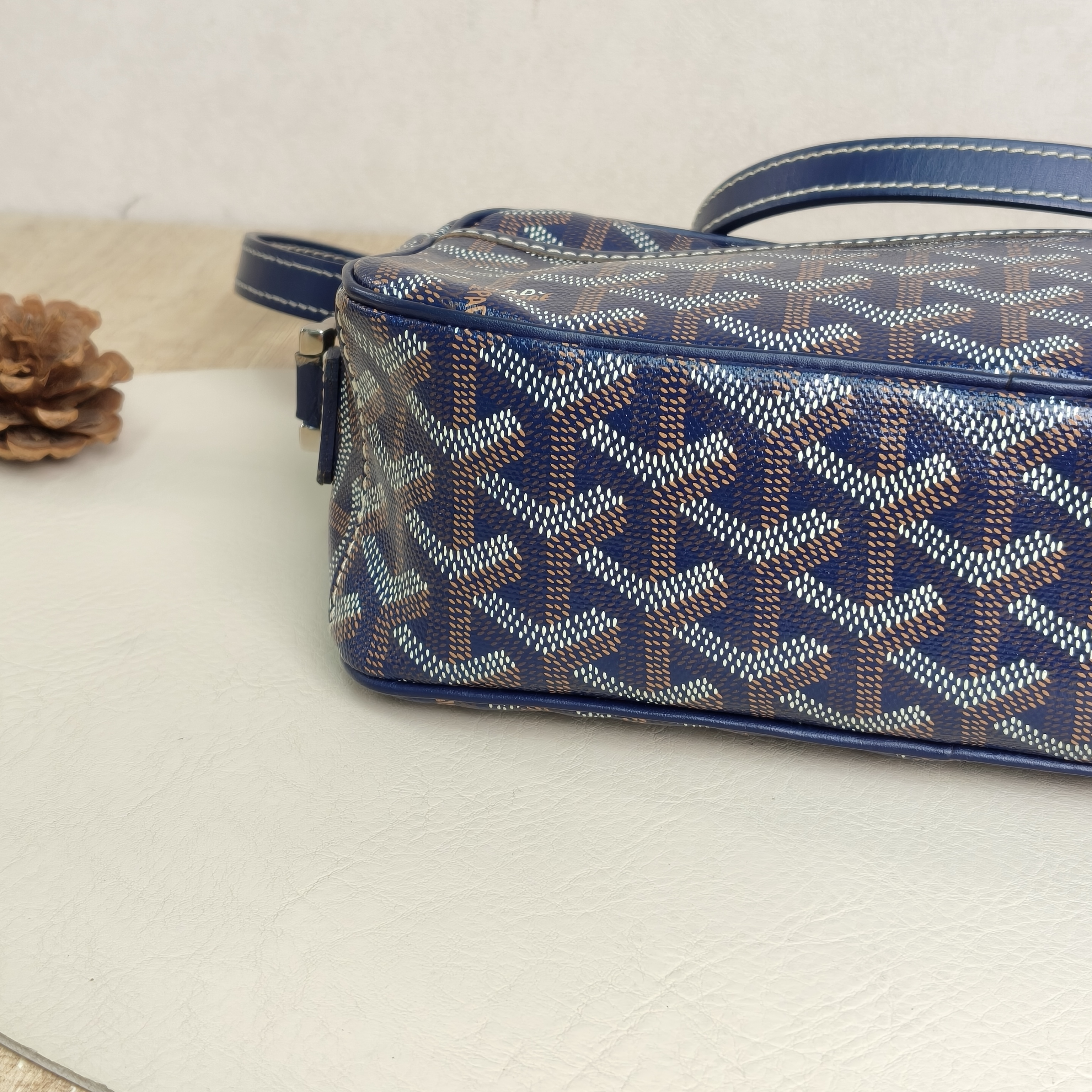 GOYARD cap-vert Camera Bag Small Bluepvc · Dust Bag · 22 × 6.5 × 13 cm — cover view 5 of 11