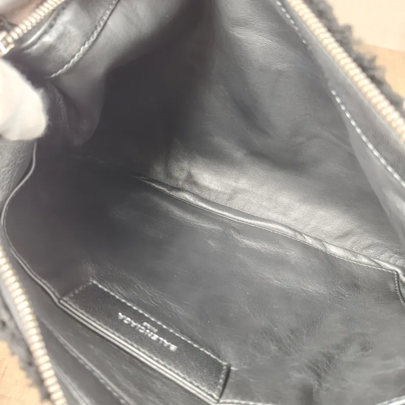 BALENCIAGA Clutch Clutch Black White One Size 33*23 — detail view 6 of 10