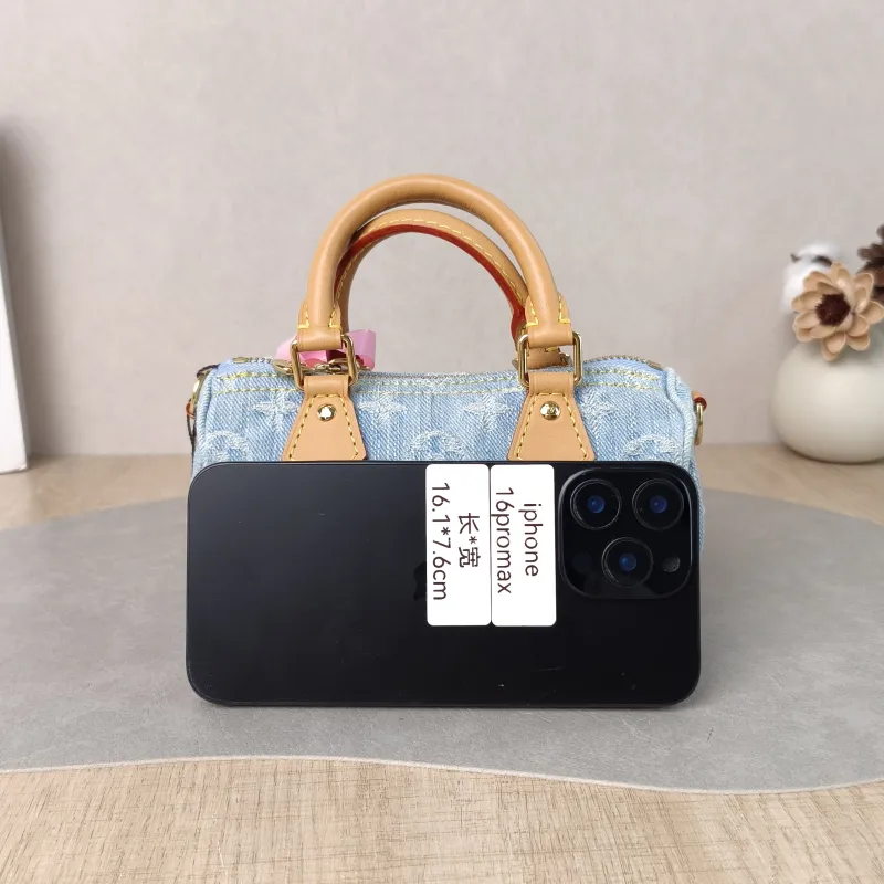 Louis Vuitton Crossbody Bag Speedy Nano Blue nano 16 × 7.5 × 10 cm — cover view 2 of 5