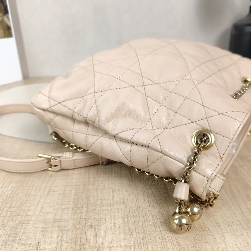 DIOR Shoulder Bag Ammi Beige Lambskin Medium31 × 13 × 18 cm — detail view 5 of 11