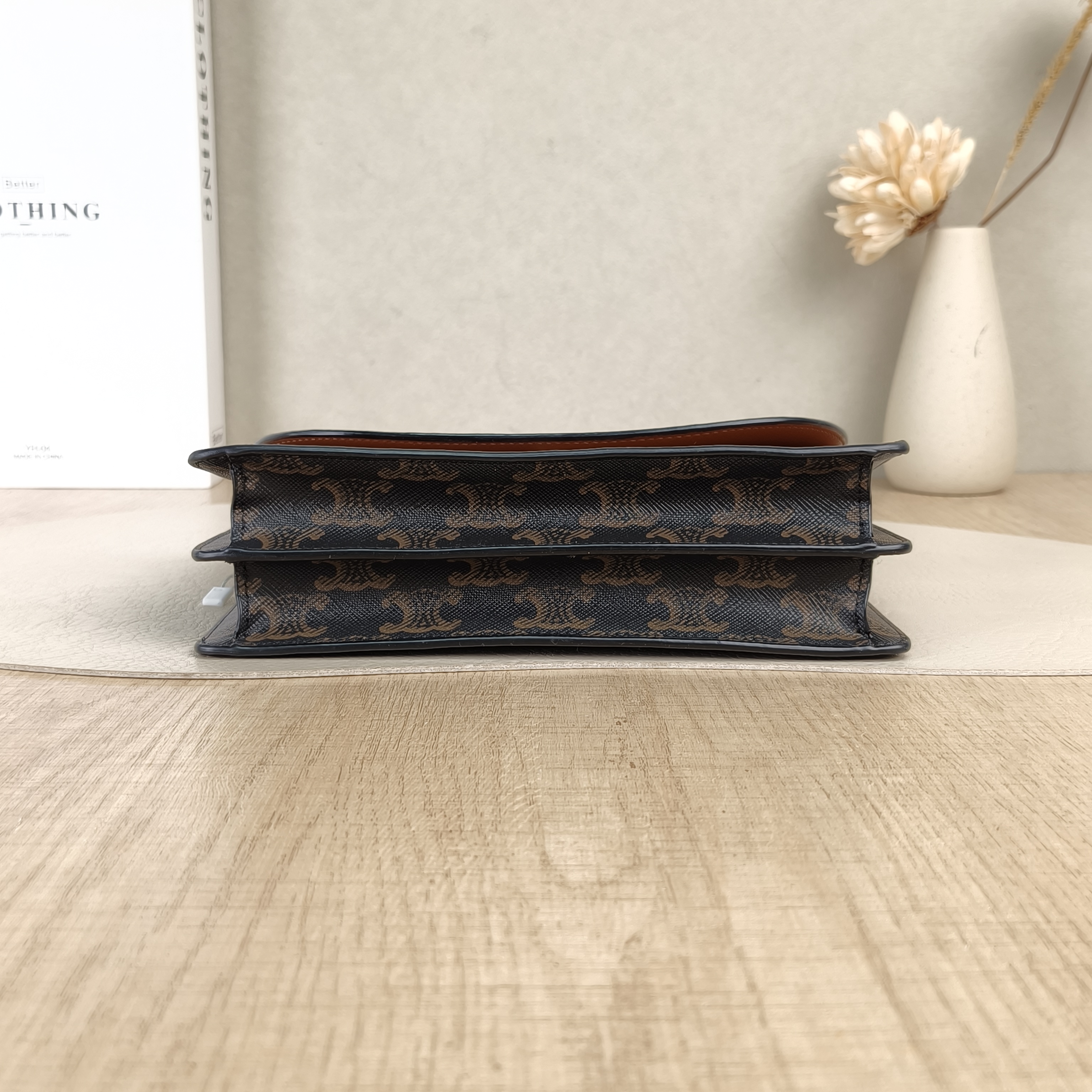 CELINE Crossbody Bag TRIOMPHE Clutchwoc Monogram PVC 20 × 6 × 12 cm — cover view 4 of 5