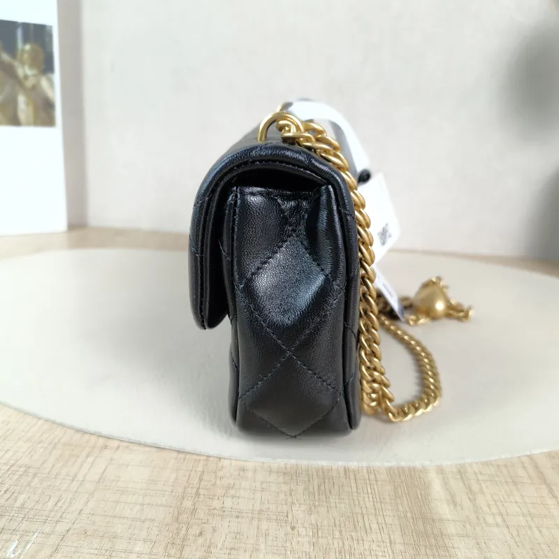 Chanel Crossbody Bag Classic Flap Mini CF Mini Lambskinmini17 × 8 × 13.5 cm — detail view 12 of 13