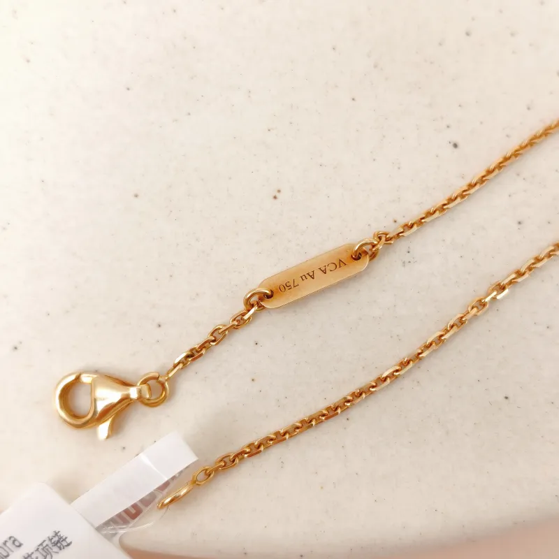 Van Cleef & Arpels Necklace Alhambra Alhambra Collection Necklace 18KY ellow Gold Vintage Small 45cm โ cover view 7 of 12