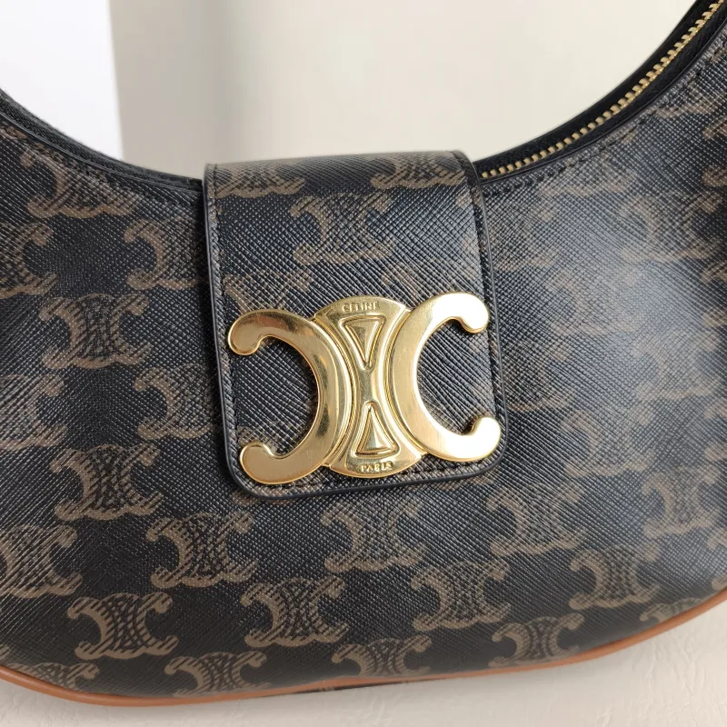 CELINE Shoulder Bag AVA Monogram PVC 24.5 × 6.5 × 17 cm — detail view 9 of 10