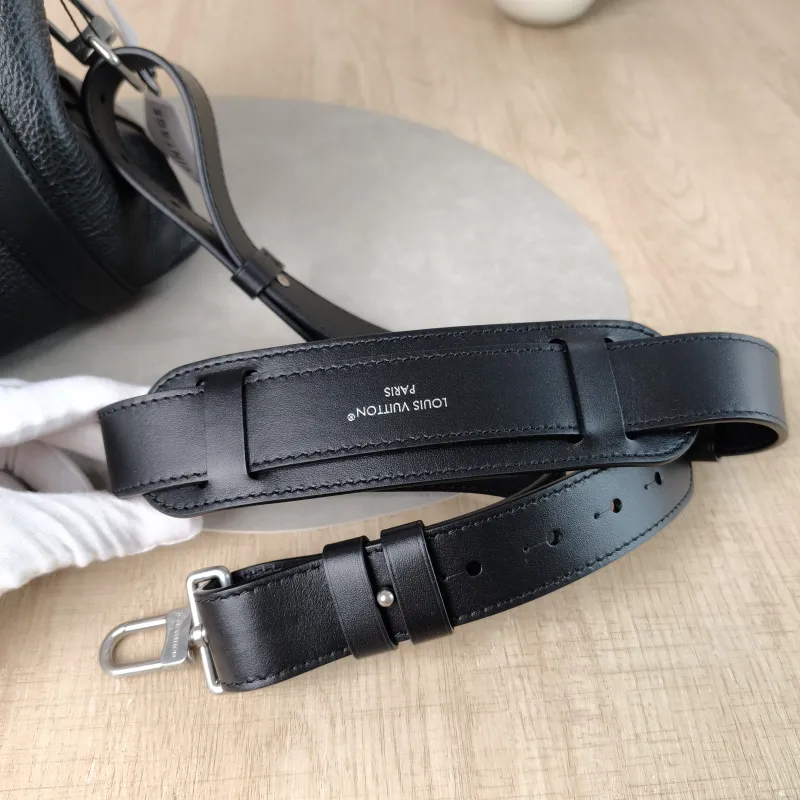 Louis Vuitton Crossbody Bag BIKER Black Lambskin Medium 38 × 15 × 15 cm — detail view 1 of 12