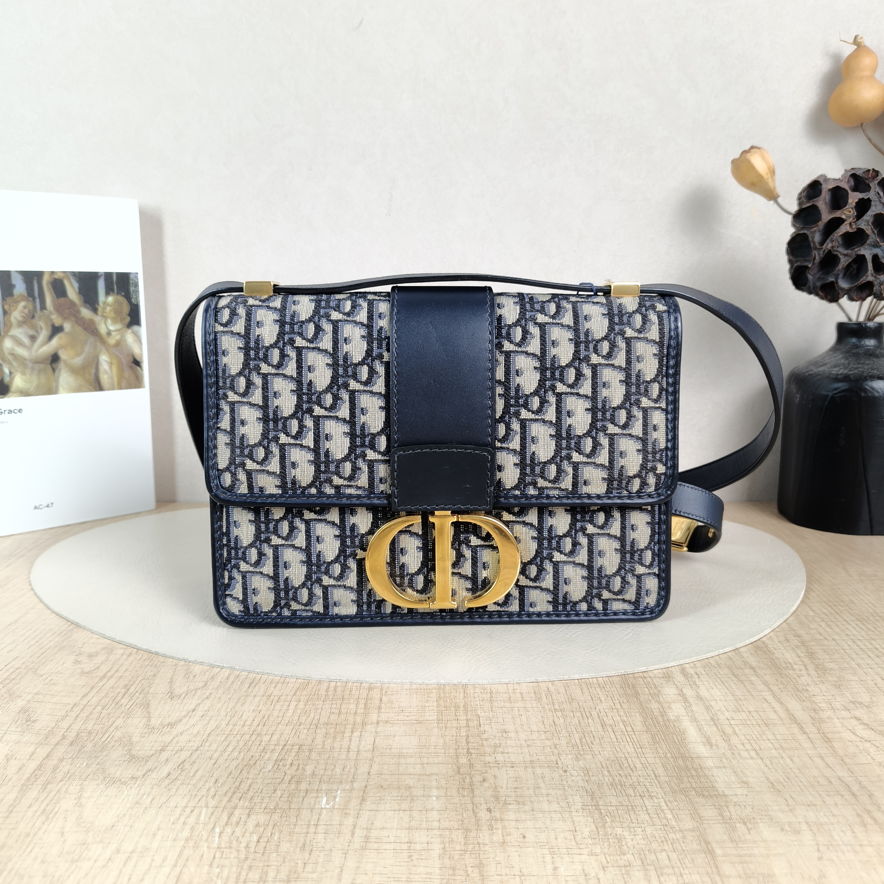 DIOR Crossbody Bag30Montaigne 30 Edition Canvas Medium24 × 8 × 17 cm