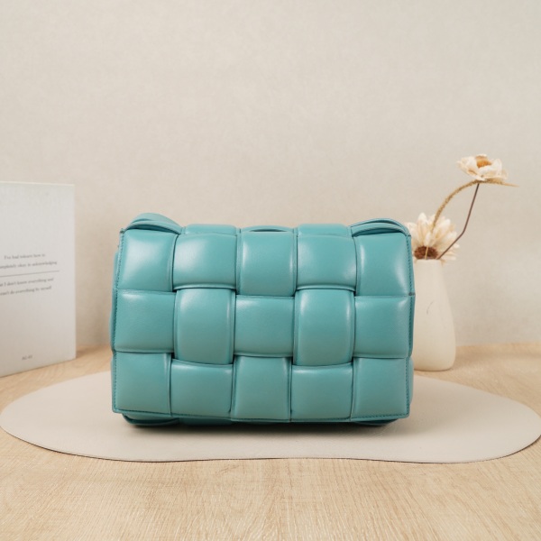 Bottega Veneta BV Blue Lambskin · Dust Bag · 26 × 7 × 17 cm