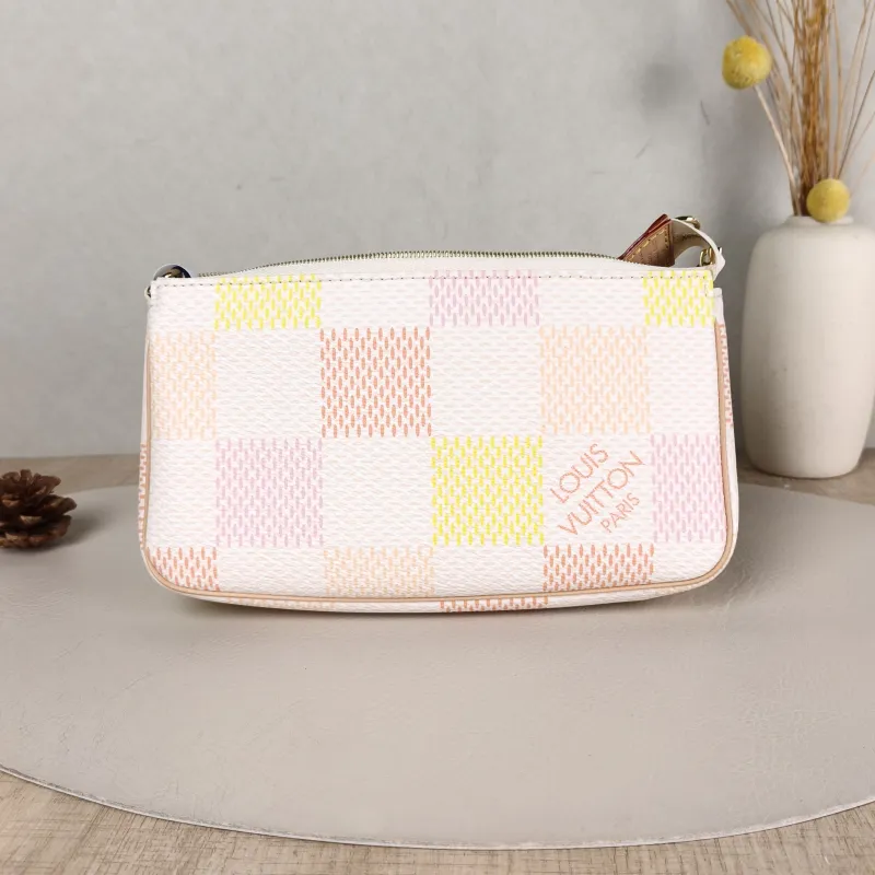 Louis Vuitton Shoulder Bag Pochette Accessoires PVC Large 23.5 × 4 × 13.5 cm