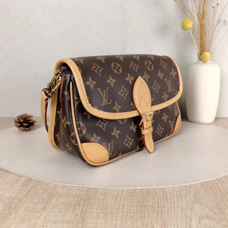 Louis Vuitton Crossbody Bag Diane Baguette Bag Shoulder Strap PVC Small 24 × 9 × 15 cm — cover view 2 of 5