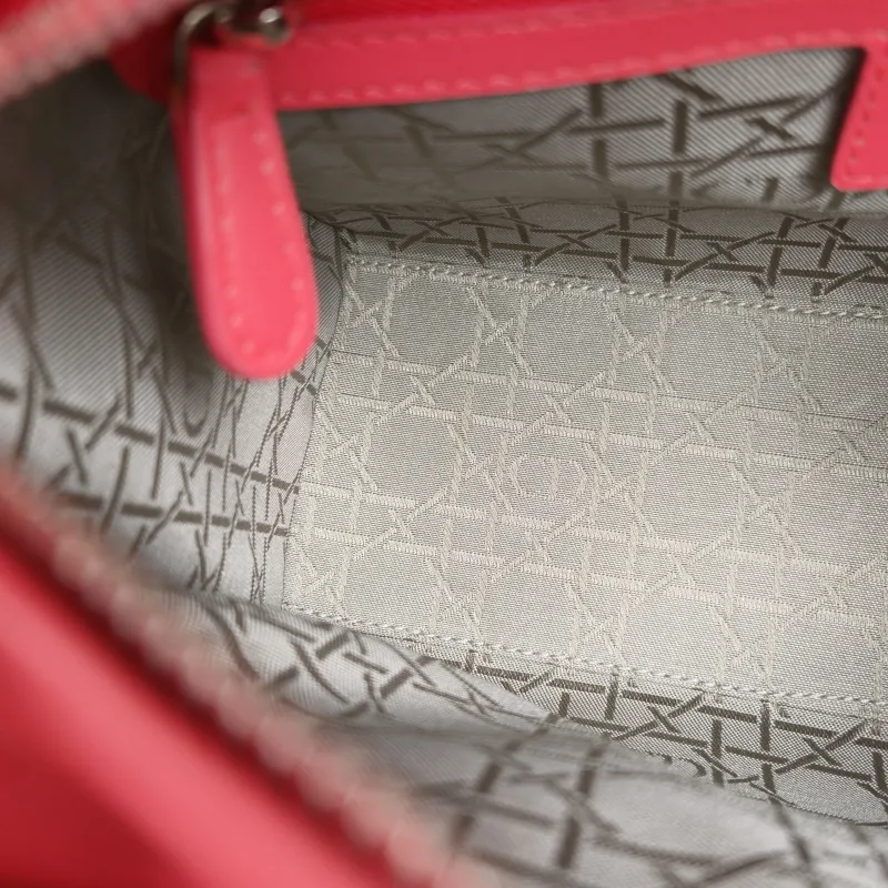 DIOR Top Handle Bag Lady Lady Dior Bag Pink Lambskin24 × 12 × 21 cm — detail view 3 of 25