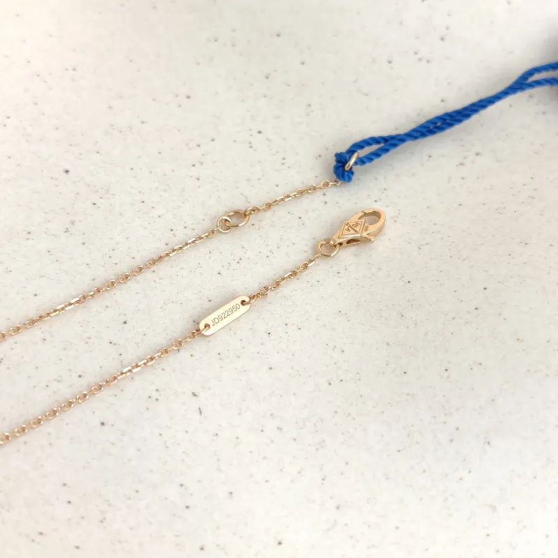 Van Cleef & Arpels Necklace Frivole Collection Pavé Diamond Necklace Rose Gold Diamond18KR ose Goldmini40cm — cover view 3 of 8