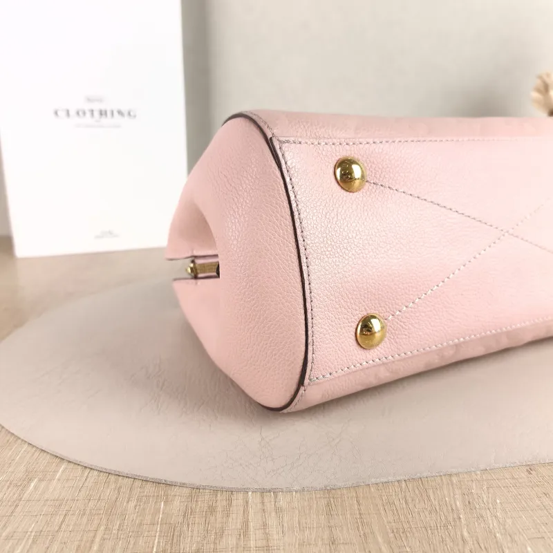 Louis Vuitton Top Handle Bag Montaigne Pink Calfskin BB 29 × 13 × 20 cm — detail view 4 of 11