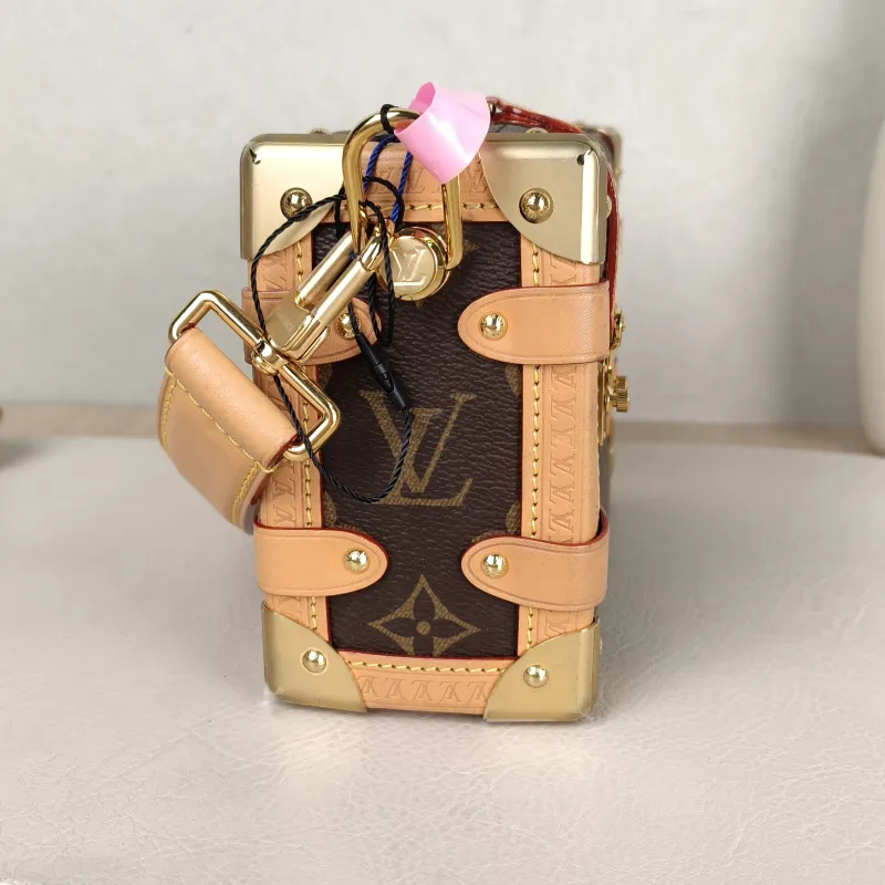 Louis Vuitton Crossbody Bag Side Trunk Box Monogram PVC Small 18 × 8 × 12.5 cm — detail view 4 of 11
