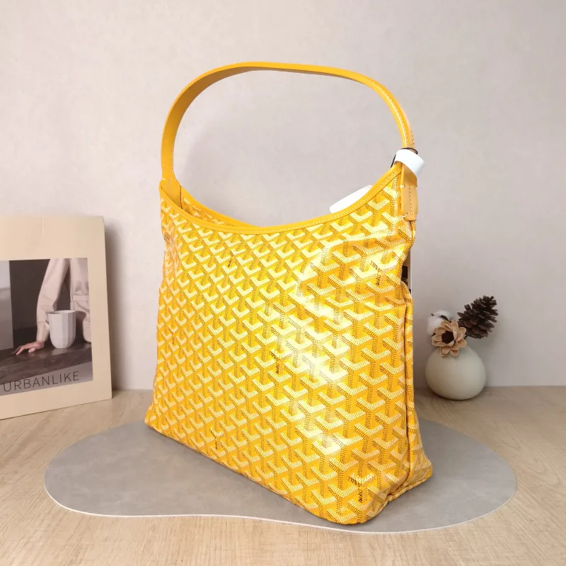 GOYARD Shoulder Bag Boheme Hobo​ Yellow PVC Small 43 × 14 × 27 cm — cover view 2 of 6