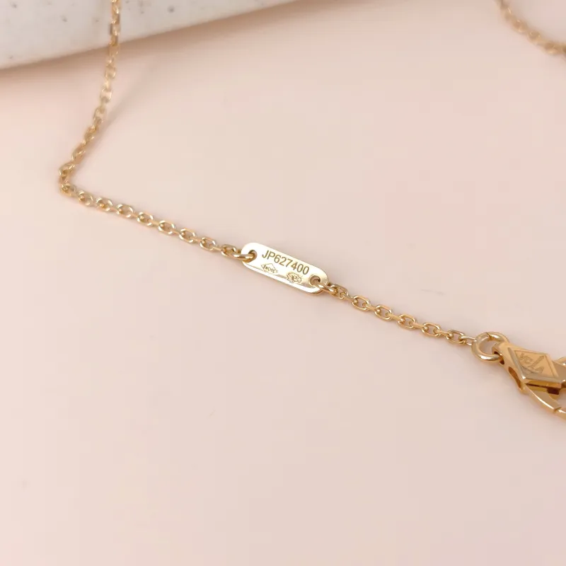 Van Cleef & Arpels Necklace Fauna Collection Butterflies Collection Pearl · White Mother-of-Pearl18KY ellow Gold Sweet Mini40cm — cover view 3 of 10