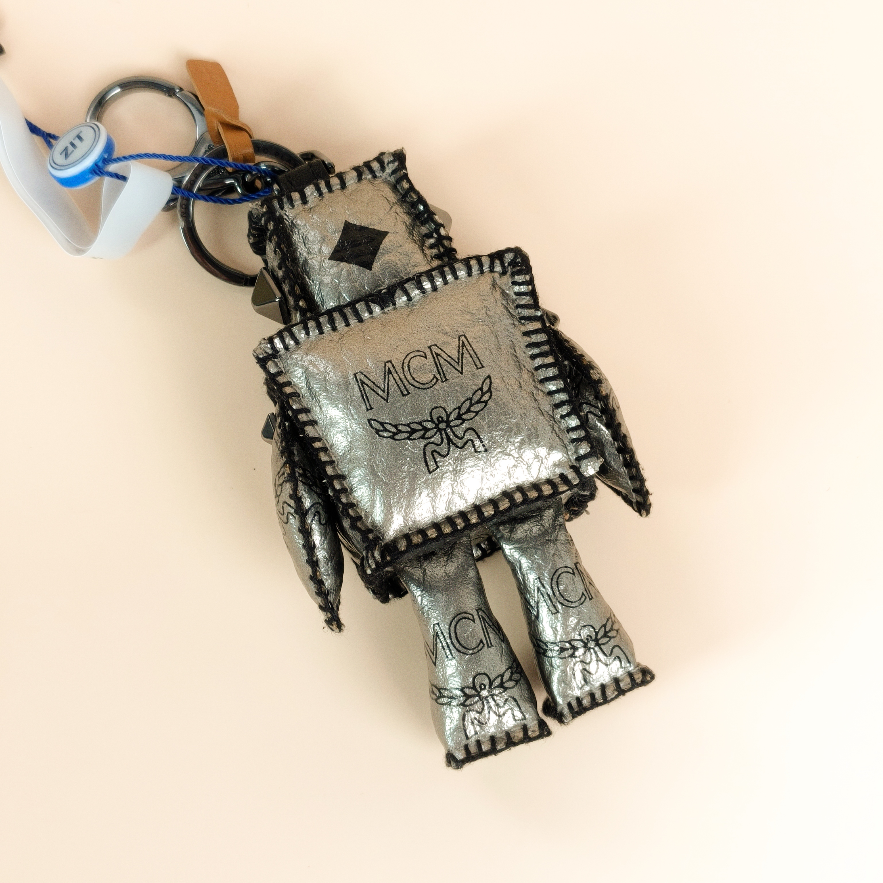 MCM Charm Charm Grey PVC One Size — cover view 3 of 8